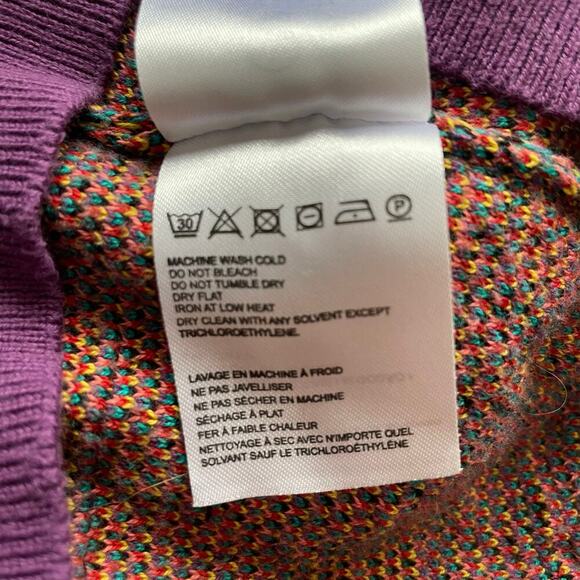 Farm Rio for Anthropologie Sweater Granny Square Pattern Size XS - Picture 10 of 10